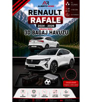 Renault Rafale 2024 - 2026 Araca Özel 3D Bagaj Havuzu