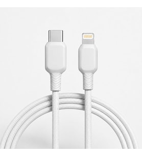 Type-C to Lightning Şarj Kablosu 3 Metre Hızlı Şarj ve USB Veri Aktarım Kablosu, High Speed Charging Destekli Uzun Kablo, USB Charging Energy Saving Data Sync Kablo ZR938
