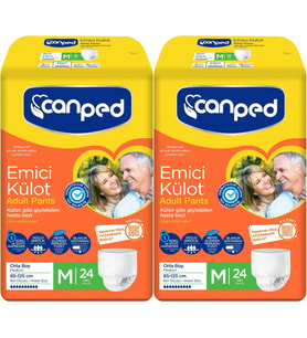 Canped Emici Külot Hasta Yetişkin Bezi M - Orta - Medium 48 Adet (2PK*24)