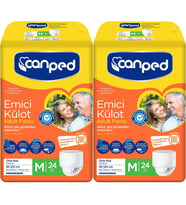 Canped Emici Külot Hasta Yetişkin Bezi M - Orta - Medium 48 Adet (2PK*24)
