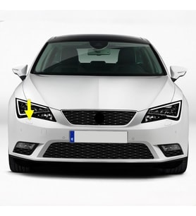 Seat Leon 3 2013-2016 Far Yıkama Kapağı Sağ Ön 5F0807754