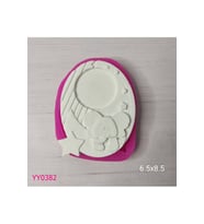 YY0382 Fil Ay Yıldız Elips Çerçeve Silikon Kalıp