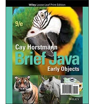 Brief Java Early Objects-Wiley (9th Ed. - 2018) Cay S. Horstmann