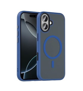 Coverzone ?Phone 17 ile Uyumlu Sert PC Arka Y�zey Wireless ?arj �zellikli Buzlu Saydam ZF Kapak