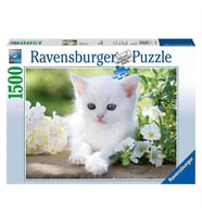 Ravensburger 1500 Parça Puzzle Beyaz Kedi 62437