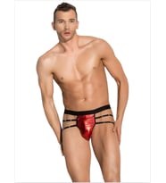 Fantezia Night Fantezi Erkek Aşk Kırmızısı Metalli Tanga - String TG274598