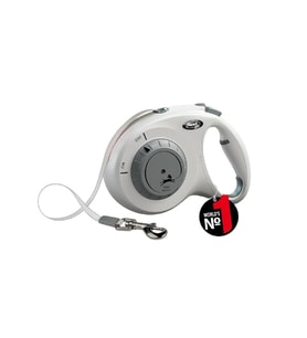 Flexi Select Açık Gri 7MT Şerit Tasma