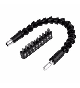 Matkap Ucu - Bükülebilir Oynar Vidalama Bits Uzatma Aparatı 30Cm - Komple Set