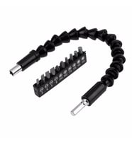 Matkap Ucu - Bükülebilir Oynar Vidalama Bits Uzatma Aparatı 30Cm - Komple Set