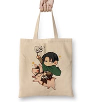 Attack On Titan Chibi Levi 1 Bez Çanta Uzun Saplı