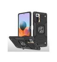 Çınarcık Dev Xiaomi Redmi Note 10 Pro Kılıf Zegna Yüzüklü Silikon Kapak - Siyah