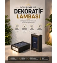 Bahçe Aydınlatması Solar Güneş Enerjili Dekoratik Led Işıklı Lamba