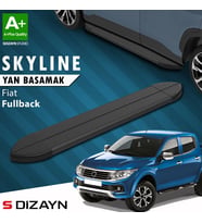 S-Dizayn Fiat Fullback Skyline Siyah Yan Basamak 193 Cm 2016-2019 A+ Kalite