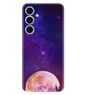 Samsung Galaxy A36 Kılıf Boutique Baskılı Resimli Mor Ay Pcode -025