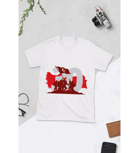 30 Ağustos Zafer Bayramı Tasarımlı T-shirt