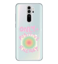 Xiaomi Redmi Note 8 PRO Uyumlu Pozitif Enerji Tasarımlı Şeffaf Telefon Kılıfı