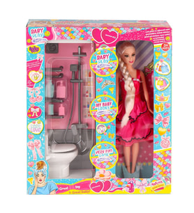 OYD-02387 Bebek ve Banyo Oyun Seti - Oyuncak