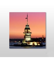 Kız Kulesi İstanbul Kanvas Tablo 50x50cm (Karışık)