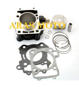 BAJAJ PULSAR NS 200-RS 200 SİLİNDİR PİSTON SETİ YAN SANAYİ 2014-2023 - ARASMOTO (Siyah)