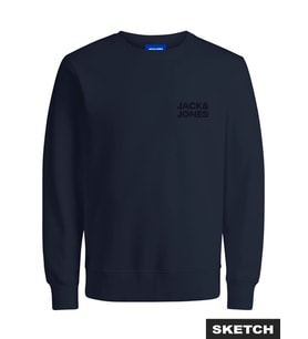 JORLOGO SWEAT CREW NECK TR SS25 Navy Blazer