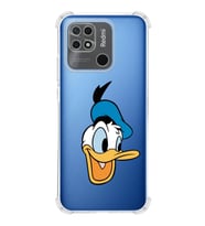 Redmi 10c  Köşe Korumalı Antişok Kapak Donald Duck Tasarımlı Şeffaf  Kılıf