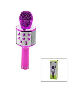Wireless Mikrofon Karaoke - Hoparlör Usb Şarjlı Usb - Tf - Aux Re