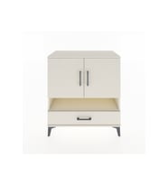 Hyperion Şifonyer 4 Raflı Tek Çekmeceli 2 Kapaklı 88x44x96 Aytaşı-Aytaşı