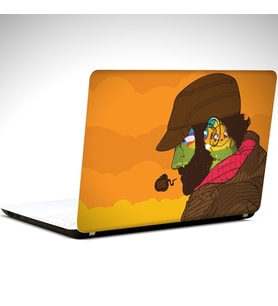 Retro Pipo Laptop Sticker 15.4 inch (37X26CM)