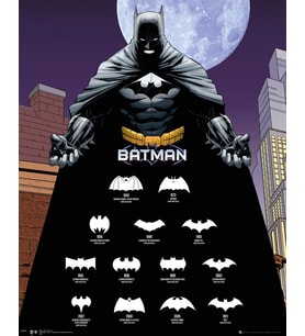 eye BATMAN LOGOS MINI POSTER