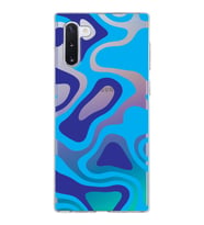 Samsung Galaxy Note 10 Kapak Renkli Desen Tasarımlı Şeffaf Silikon Kılıf