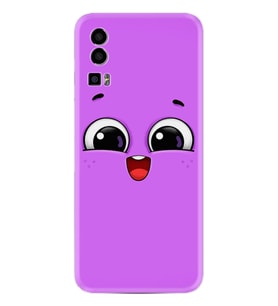 General Mobile GM 23 Kılıf Silikon Desen Özel Seri Purple Sweety 1717