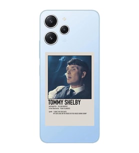 Xiaomi REDMI 12 Uyumlu Tommy Shelby Peaky Blinders Desenli Şeffaf Telefon Kılıfı