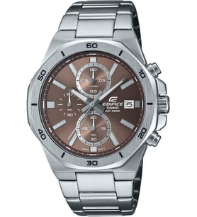 CASIO EDIFICE EFV-640D-5AVUDF ÇELİK ERKEK KOL SAATİ (Kahverengi)
