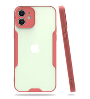 Newface Apple iPhone 12 Kılıf Platin Silikon - Pembe