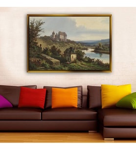 Altın Çerçeveli dekoratif tablo l1311 (Gold)