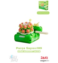 JAKİ Plante Serisi Çiçekli Telefon 189 Parça Oyucak Yapım Seti -FFJK2718