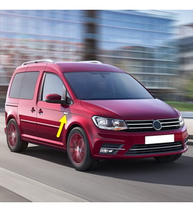 VW Caddy 2016-2020 Sağ Ön Çamurluk Sinyal Lambası Krom 2K5949102A