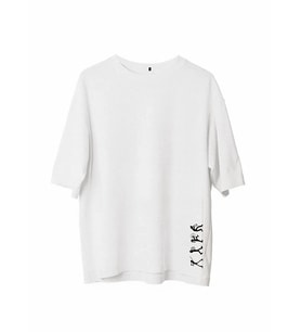 Erkek Baskılı T-Shirt Kısa Kol Bisiklet Yaka Regular Fit Rahat Kalıp Günlük Tişört - Beyaz