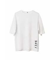 Erkek Baskılı T-Shirt Kısa Kol Bisiklet Yaka Regular Fit Rahat Kalıp Günlük Tişört - Beyaz