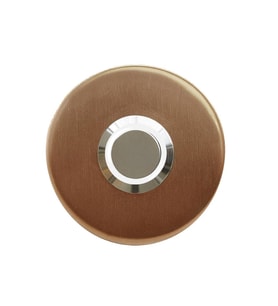 LOCKWAY Z-101ABB Bronz Paslanmaz Tek Kontak Zil Butonu Beyaz Led