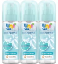 Uni Baby Bebek Kolonyası 150ML Nemlendiricili/Bebeksi Dokunuş (3 Lü Set)
