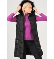 Z6761 DEWBERRY BAYAN YELEK-SİYAH