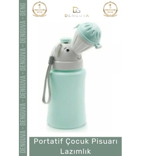 Premium Yeni Tasarım Portatif Sızdırmaz Çocuk Pisuarı Araç Yolculuk Lazımlık Kız Erkek Küçük Tuvalet