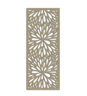 Liar Ahşap Seperatör (Paravan) - KSP195 - (85 x 210 cm) - (18 mm) - (Beyaz) (Renksiz)