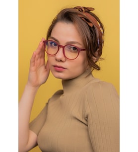Niobe Matte Red Mavi Işık Filtreli Ekran Gözlüğü