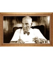 ALTIN ÇERÇEVELİ PASPARTULU TABLO CR1460