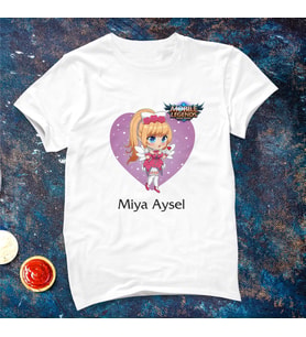 Mobil Legends Miya Tişörtü ( Çocuk - Büyük ) Kişiye Özel