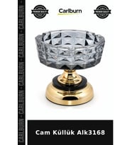 Özel Üretim Şık Modern Ev Aksesuarı Sofra Dekoratif Cam Küllük Alk3168