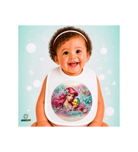 Ariel Keten Bebek Mama Önlüğü – Yumuşak, Emici, Yıkanabilir, Özel Tasarım P005