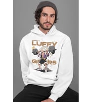 Monkey D. Luffy Gear 5 Baskılı Unisex Oversize One Piece Anime Hoodie